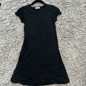 Basic black tshirt dress size xs